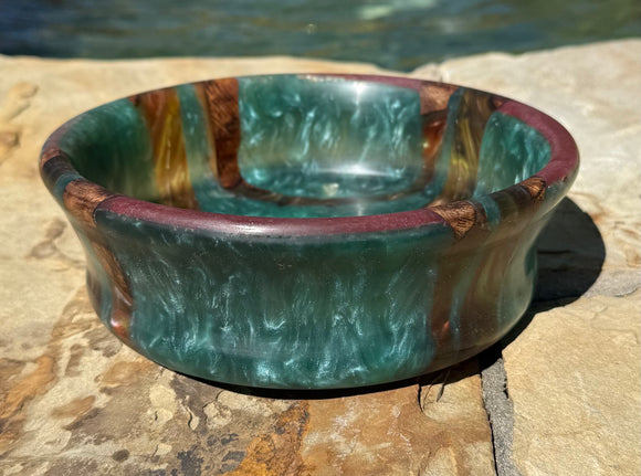 Green Resin Bowl